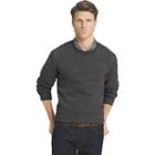 Big & Tall Izod Advantage Classic-fit Solid Fleece Pullover, Men's, Size: L Tall, Grey (charcoal)