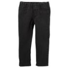 Girls 4-12 Oshkosh B'gosh&reg; Solid Black Jeggings, Size: 4, Blue Other