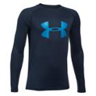 Boys 8-20 Under Armour Big Logo Tee, Size: Xl, Blue (navy)