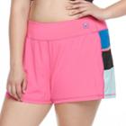 Plus Size Fila Sport&reg; Colorblock Running Shorts, Women's, Size: 3xl, Med Pink