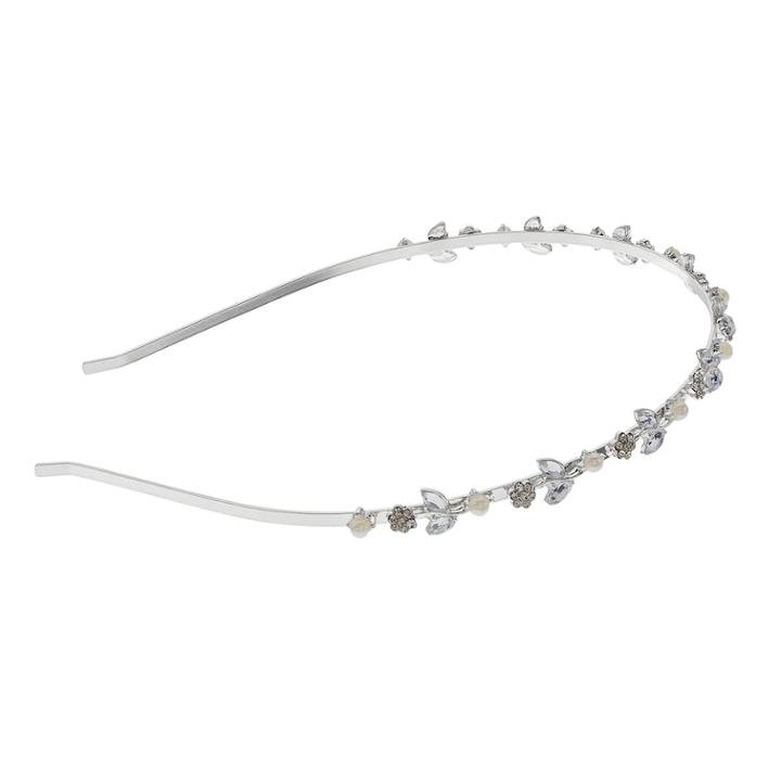 Lc Lauren Conrad Flower & Leaf Headband, Women's, Silver