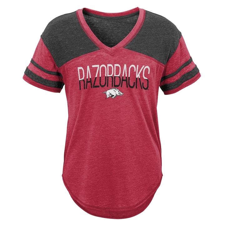 Juniors' Arkansas Razorbacks Traditional Tee, Teens, Size: Xl, Red
