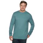 Big & Tall Croft & Barrow&reg; Classic-fit Easy-care Crewneck Tee, Men's, Size: 3xl Tall, Med Blue