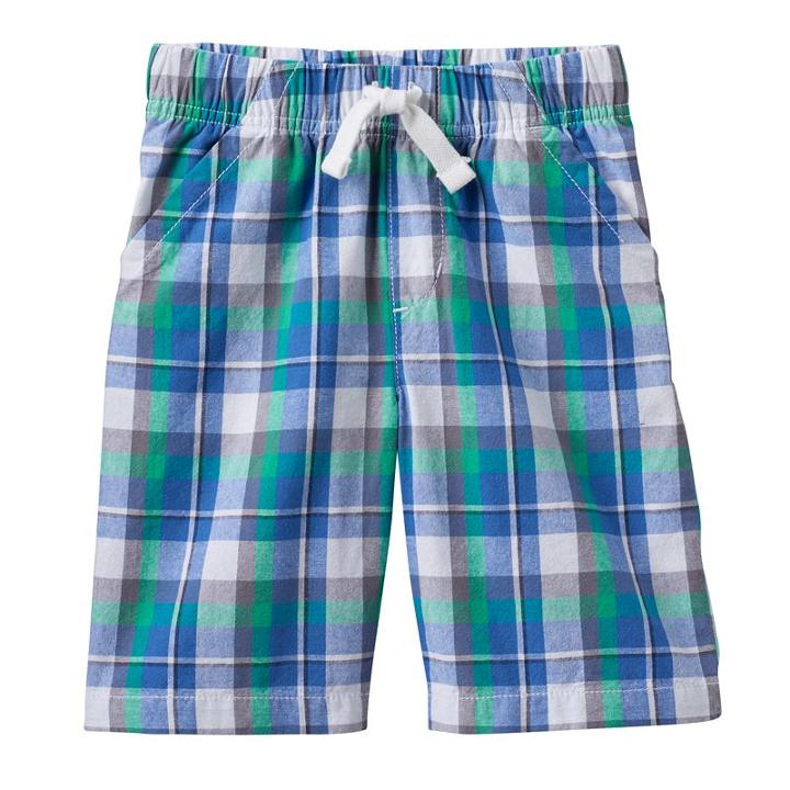 Boys 4-7x Jumping Beans&reg; Plaid Shorts, Boy's, Size: 7, Blue (navy)