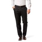 Men's Dockers&reg; Stretch Signature Khaki Athletic-fit Flat-front Pants, Size: 32x32, Black
