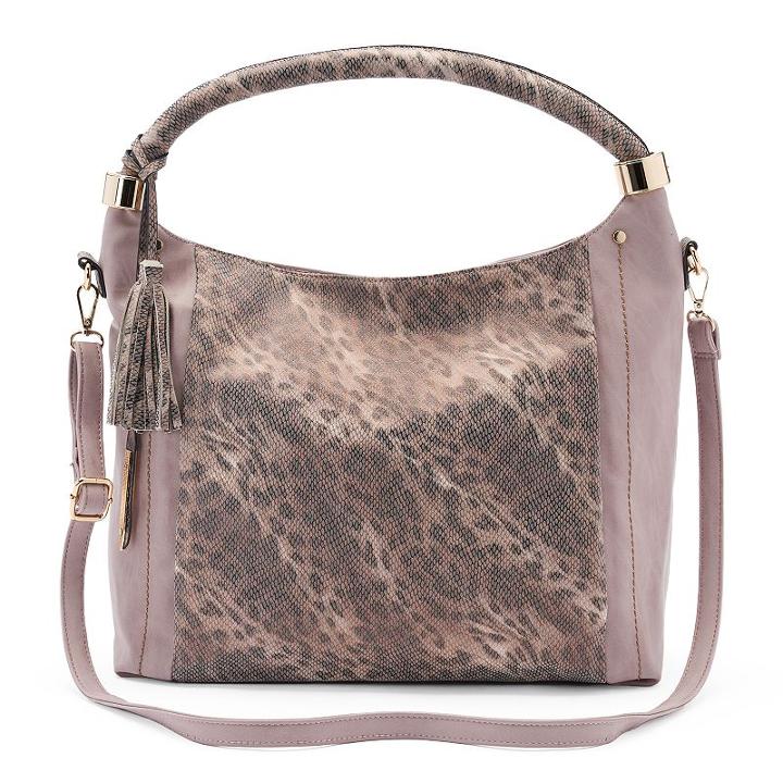 Mellow World Nova Snakeskin Hobo, Women's, Brown