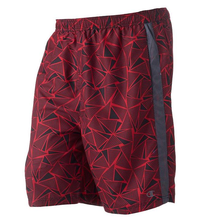 Big & Tall Champion Geometric Microfiber Swim Trunks, Men's, Size: 1xl, Ovrfl Oth