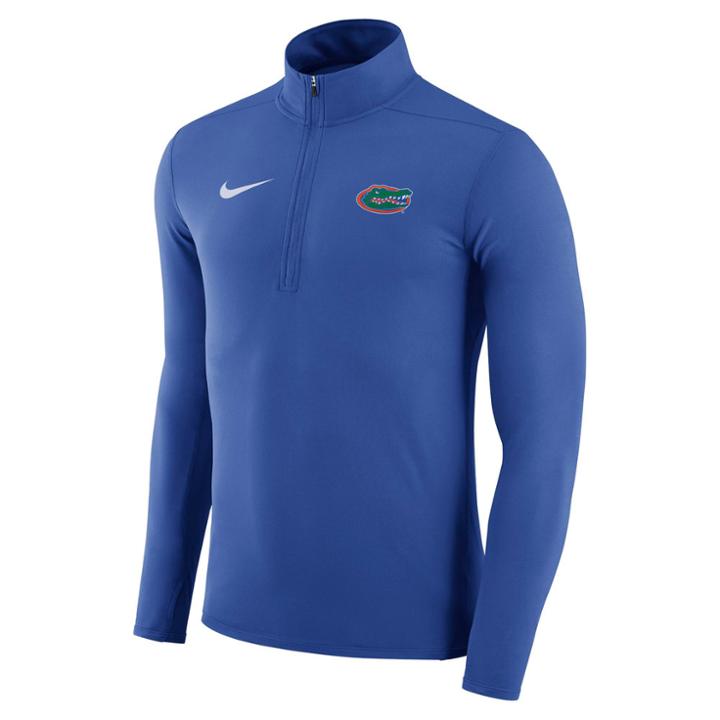 Men's Nike Florida Gators Dri-fit Element Pullover, Size: Large, Blue