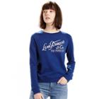 Women's Levi's Classic Logo Sweatshirt, Size: Small, Dark Blue