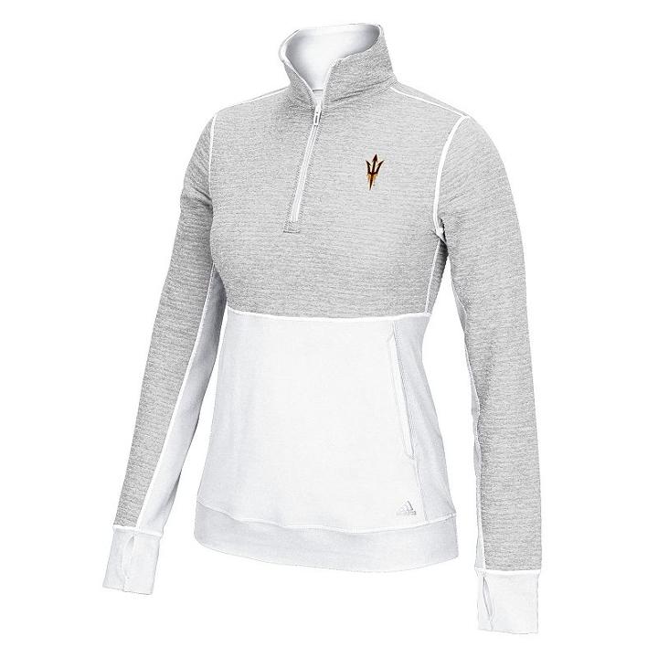 Women's Adidas Arizona State Sun Devils Team Logo Pullover, Size: Medium, White