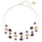 Dana Buchman Faceted Stone Multi Strand Illusion Necklace, Women's, Multicolor