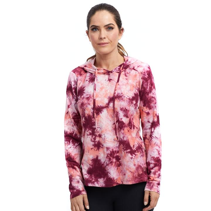 Women's Balance Collection Tatum Tie-dye Hoodie, Size: Xl, Brt Orange