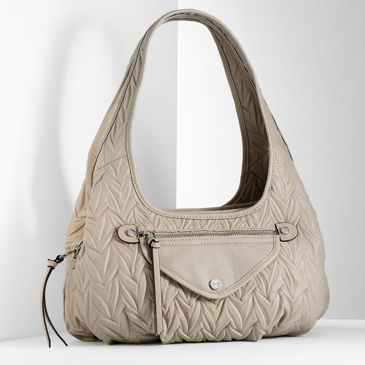 Simply Vera Vera Wang Sidekick Satchel, Women's, Lt Beige