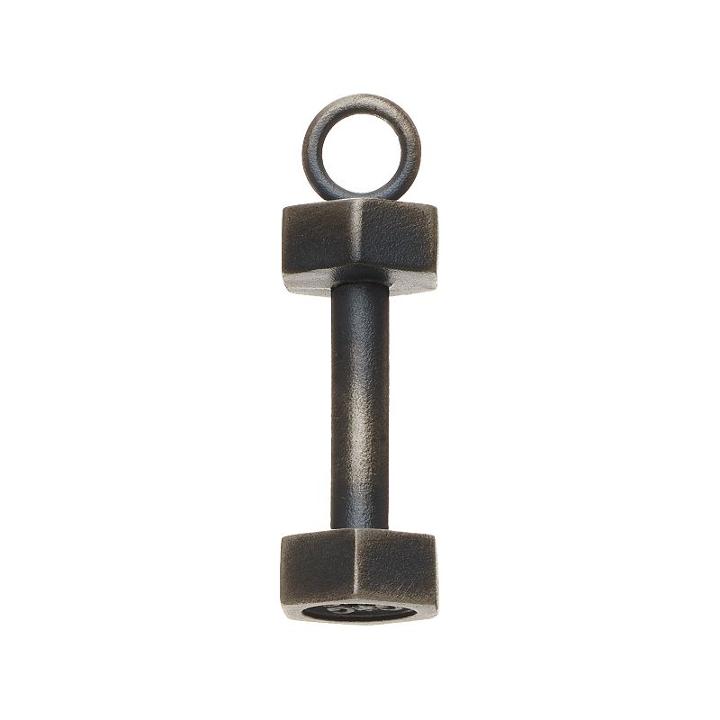 Insignia Collection Sterling Silver Dumbbell Pendant, Women's