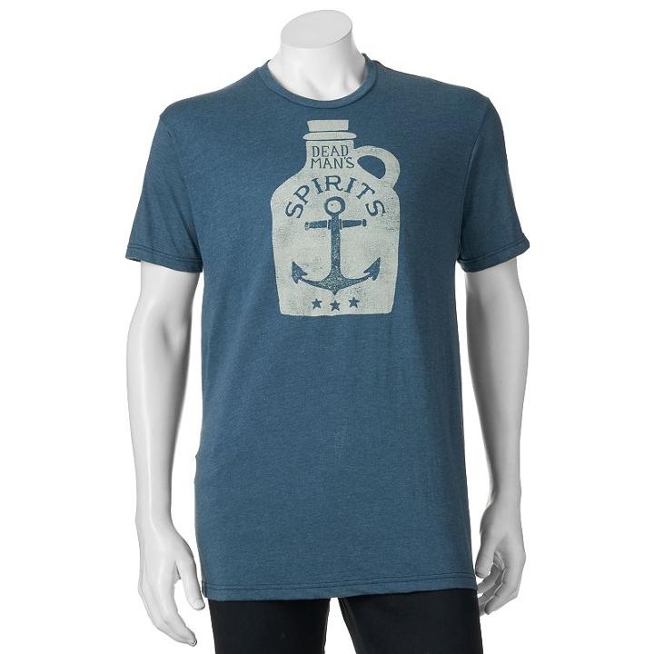 Sonoma Goods For Life&trade; Dead Man's Spirits Tee, Men's, Size: Medium, Blue (navy)