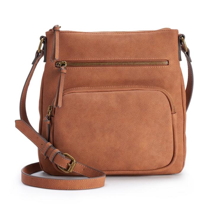 Sonoma Goods For Life&trade; Mayra Crossbody Bag, Women's, Red/coppr (rust/coppr)