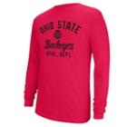Men's Ohio State Buckeyes State Long-sleeve Tee, Size: Small, Brt Red