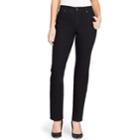 Women's Bandolino Mandie Classic Midrise Straight-leg Jeans, Size: 18, Black