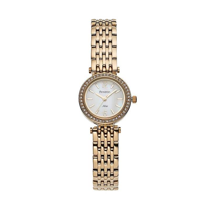Armitron Women's Crystal Watch - 75/5229mpgp, Yellow