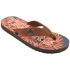 Men's Auburn Tigers Tropical Flip-flops, Size: Medium, Med Beige