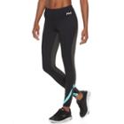 Women's Fila Sport&reg; Two-tone Workout Leggings, Size: Large, Black