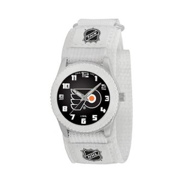 Game Time Rookie Series Philadelphia Flyers Silver Tone Watch - Nhl-row-phi - Kids, Boy's, White