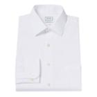 Men's Arrow Athletic-fit Solid Wrinkle-free Spread-collar Dress Shirt, Size: L-36/37, White