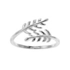 Lc Lauren Conrad Leaf Bypass Ring, Women's, Size: 7, Silver