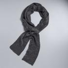 Simply Vera Vera Wang Shine Knit Skinny Scarf, Women's, Dark Grey