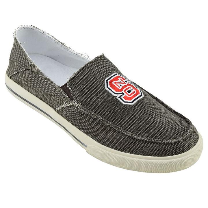 Men's North Carolina State Wolfpack Drifter Slip-on Shoes, Size: 8, Brown