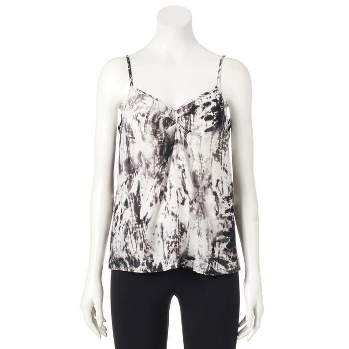 Women's Rock & Republic&reg; Lace Cami, Size: Xl, Med Grey
