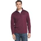 Men's Izod Advantage Sportflex Regular-fit Marled Performance Quarter-zip Pullover, Size: Xxl, Drk Purple