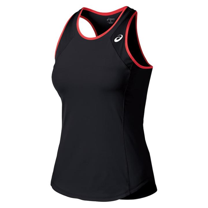 Asics Athlete Racerback Tennis Tank - Women's, Size: Large, Black