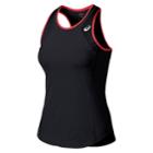 Asics Athlete Racerback Tennis Tank - Women's, Size: Large, Black