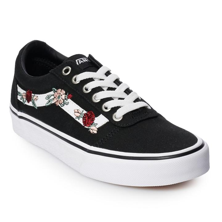Vans Ward Women's Skate Shoes, Size: 7.5, Black
