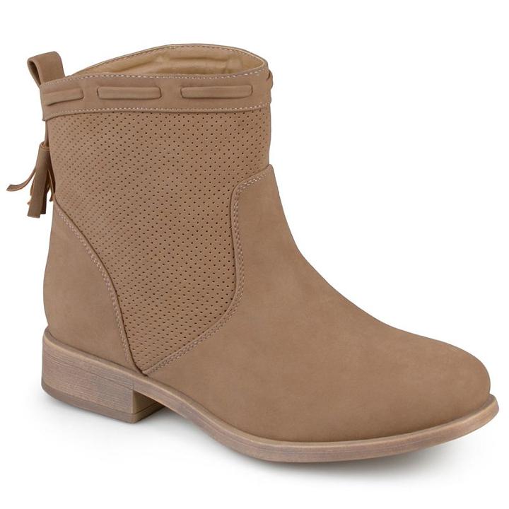 Journee Collection Zandra Women's Ankle Boots, Girl's, Size: 7.5, Brown