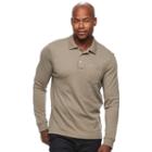 Men's Croft & Barrow&reg; Classic-fit Stretch Interlock Polo, Size: Xl, Med Brown