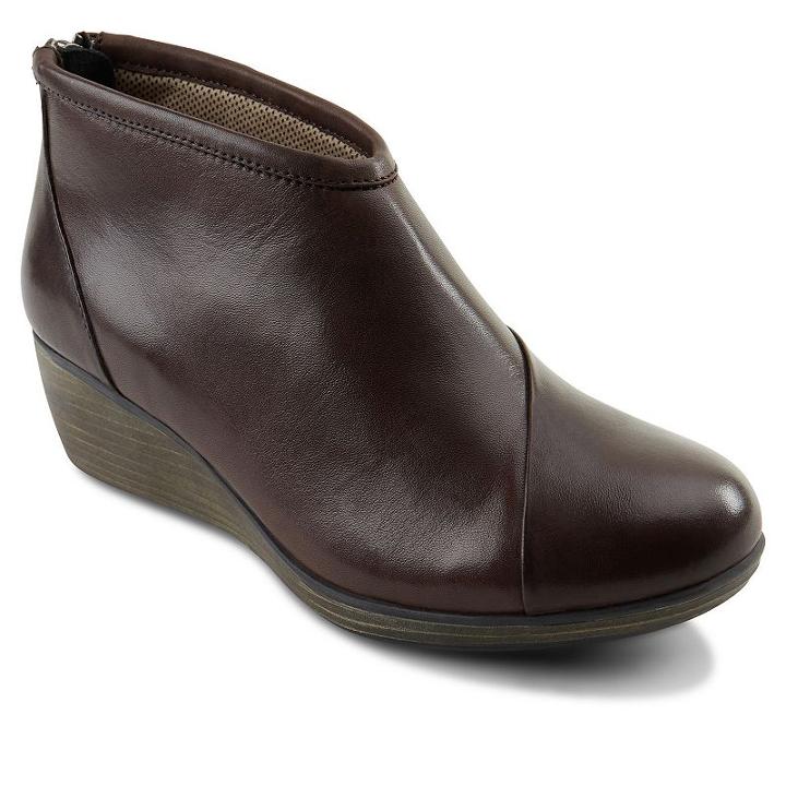 Eastland Arianna Women's Wedge Booties, Size: Medium (6.5), Dark Brown