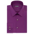 Men's Van Heusen Slim-fit Flex Collar Stretch Dress Shirt, Size: 16-32/33, Brt Purple