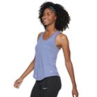 Women's Nike 10k Jacquard Running Tank, Size: Small, Brt Purple