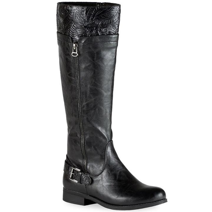 Easy Street Burke Women's Tall Riding Boots, Size: 7.5 Wide, Oxford