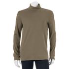 Men's Croft & Barrow&reg; Classic-fit Turtleneck, Size: Large, Med Brown
