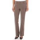 Women's Apt. 9&reg; Magic Waist Wide-leg Pants, Size: 6, Lt Brown