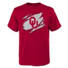 Boys 8-20 Oklahoma Sooners Ripped Off Tee, Size: M 10-12, Red