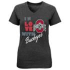 Girls 4-6x Ohio State Buckeyes In Love Tee, Girl's, Size: M(5/6), Med Grey