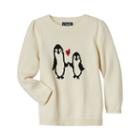 Girls 4-6x Chaps Penguin Sweater, Girl's, Size: 6x, White