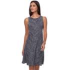 Women's Apt. 9&reg; Sleeveless A-line Knit Dress, Size: Small, Dark Blue