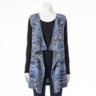 Women's Sonoma Goods For Life&trade; Flyaway Sweater Vest, Size: Large, Med Blue