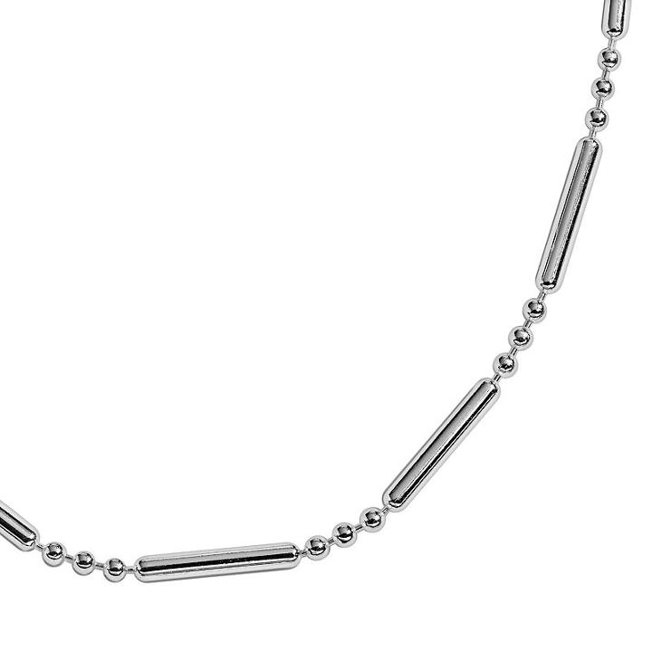 Sterling Silver 3 And 1 Chain Necklace - 18-in, Women's, Size: 18, Grey