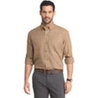 Men's Arrow Heritage Regular-fit Twill Button-down Shirt, Size: Xxl, Beige Oth